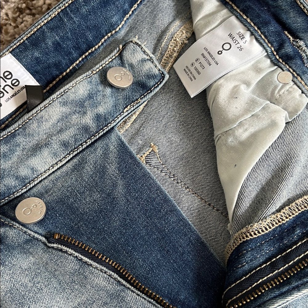 Insane Gene Crossover Button Design Jean Size 5/26 - Picture 14 of 15